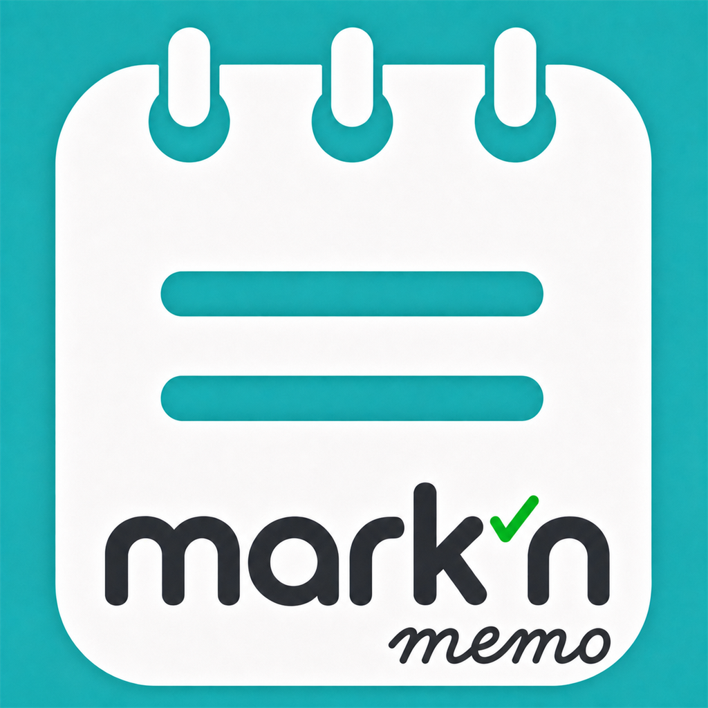 Mark'n Memo app icon preview